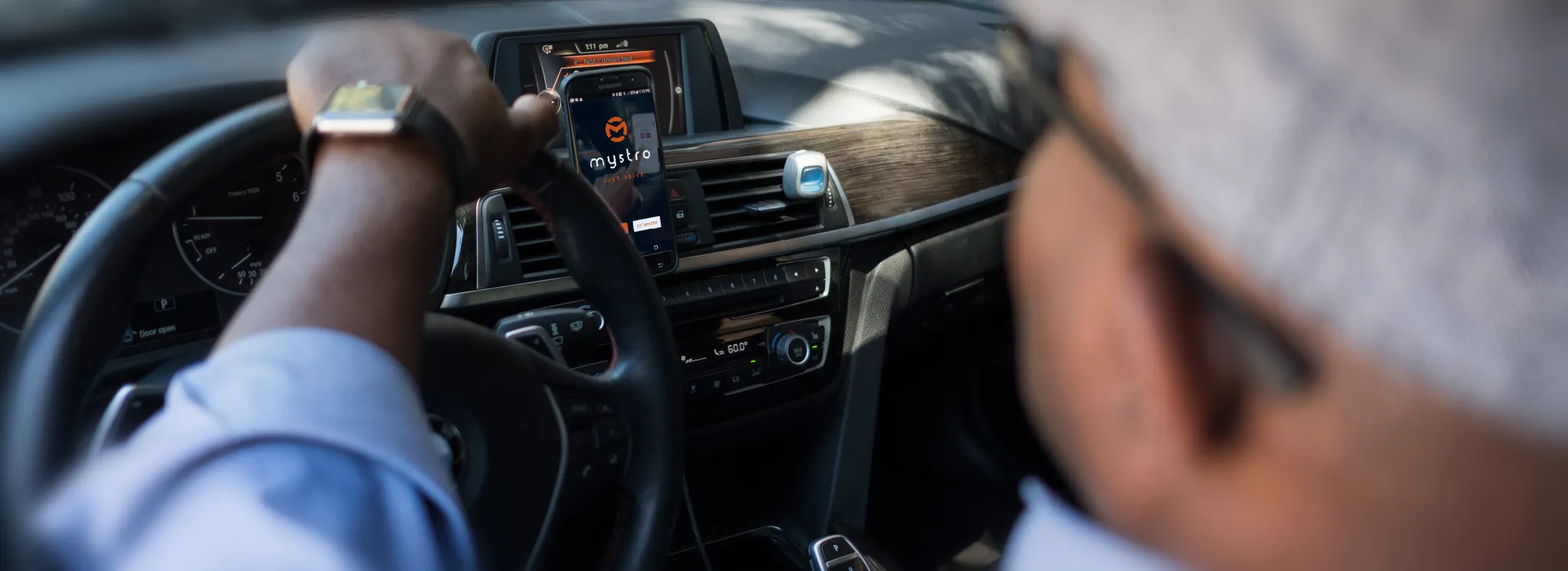 Phone in car